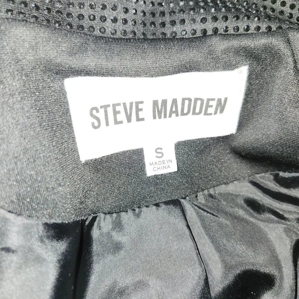 Steve Madden Black Sparkle Blazer - Picture 4 of 6
